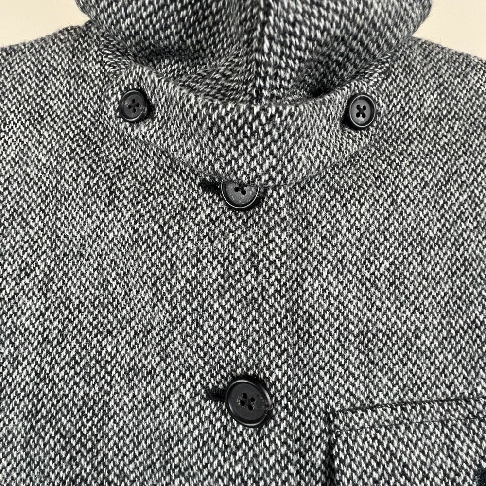 Lauren Ralph Lauren Wool Jacket Size 8 HerringboneTweed Career Preppy‎ Flaws